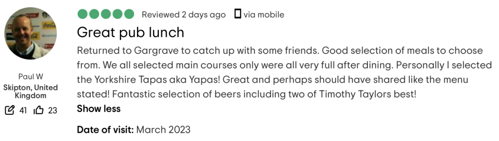 TripAdvisor Reviews 2